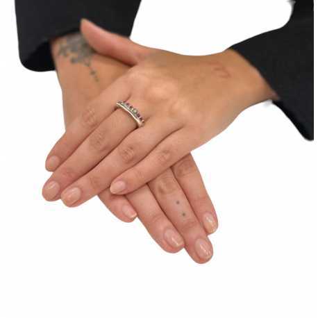 Bague_6 rubis 1 diamant_Poppy 5 (7) S ST DIA RU 6P IG 1P_Rosa Maria Jewellery_Boutique_strasbourg_online_Bijoux_ring