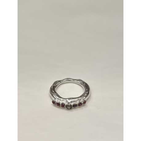 Bague_6 rubis 1 diamant_Poppy 5 (7) S ST DIA RU 6P IG 1P_Rosa Maria Jewellery_Boutique_strasbourg_online_Bijoux_ring