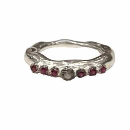 Bague_6 rubis 1 diamant_Poppy 5 (7) S ST DIA RU 6P IG 1P_Rosa Maria Jewellery_Boutique_strasbourg_online_Bijoux_ring