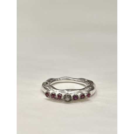 Bague_6 rubis 1 diamant_Poppy 5 (7) S ST DIA RU 6P IG 1P_Rosa Maria Jewellery_Boutique_strasbourg_online_Bijoux_ring