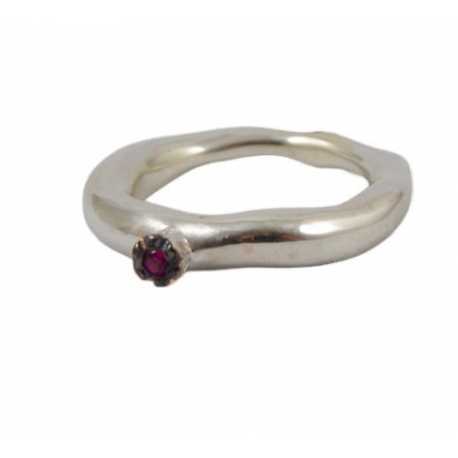 Bague_tête 1 rubis rouge_Poppy_Rosa Maria Jewellery_Boutique_strasbourg_online_Bijoux_ring_5(1) S ST DIX RU