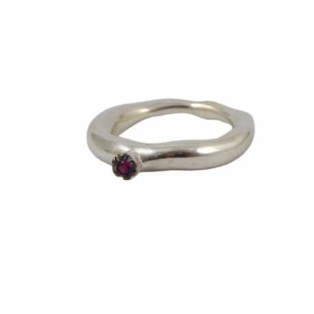 Bague_tête 1 rubis rouge_Poppy_Rosa Maria Jewellery_Boutique_strasbourg_online_Bijoux_ring_5(1) S ST DIX RU