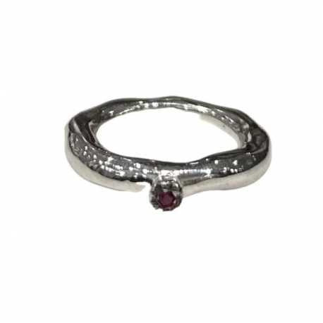 Bague_tête 1 rubis rouge_Poppy_Rosa Maria Jewellery_Boutique_strasbourg_online_Bijoux_ring_5(1) S ST DIX RU