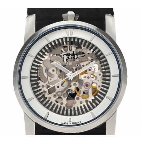 Montre Rehab automatique silver Skeleton 413C-13-101 Fob Paris watches strasbourg boutique france online femme homme
