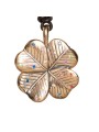 Pendentif_Bronze_trefle_Clover_Saphirs_multi_diamants_tsavorite_0155BR_Catherine Michiels_strasbourg_france_Jewellery