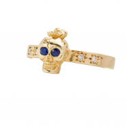 Bague_Fine Small_Bob_Or Saphir Diamants blanc_TPBSD_Catherine Michiels_strasbourg_france_Bijoux_Jewellery_homme_femme