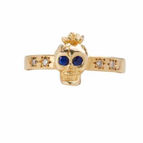 Bague_Fine Small_Bob_Or Saphir Diamants blanc_TPBSD_Catherine Michiels_strasbourg_france_Bijoux_Jewellery_homme_femme