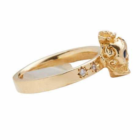 Bague_Fine Small_Bob_Or Saphir Diamants blanc_TPBSD_Catherine Michiels_strasbourg_france_Bijoux_Jewellery_homme_femme