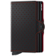 Twinwallet perforated black red_secrid_strasbourg_boutique_online_store