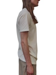 T-shirt Blanc manches courtes Level Tee RU01D 3264 JA 11 Rick Owens Homme boutique online algorithmelaloggia strasbourg