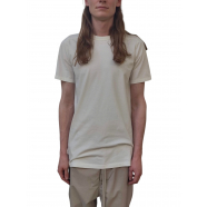 T-shirt Blanc manches courtes Level Tee RU01D 3264 JA 11 Rick Owens Homme boutique online algorithmelaloggia strasbourg