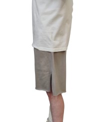 T-shirt Blanc manches courtes Level Tee RU01D 3264 JA 11 Rick Owens Homme boutique online algorithmelaloggia strasbourg
