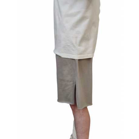 T-shirt Blanc manches courtes Level Tee RU01D 3264 JA 11 Rick Owens Homme boutique online algorithmelaloggia strasbourg
