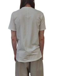 T-shirt Blanc manches courtes Level Tee RU01D 3264 JA 11 Rick Owens Homme boutique online algorithmelaloggia strasbourg