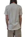T-shirt Blanc manches courtes Level Tee RU01D 3264 JA 11 Rick Owens Homme boutique online algorithmelaloggia strasbourg