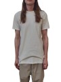 T-shirt Blanc manches courtes Level Tee RU01D 3264 JA 11 Rick Owens Homme boutique online algorithmelaloggia strasbourg