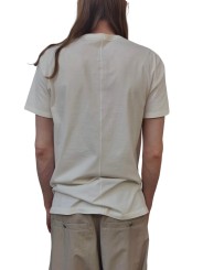 T-shirt Blanc manches courtes Level Tee RU01D 3264 JA 11 Rick Owens Homme boutique online algorithmelaloggia strasbourg
