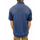 Polo oxford liseré poche bleu indigo 24214 63 boutique strasbourg alsace RRD Roberto Ricci Designs vêtements homme