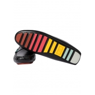 Mocassins noir carshoe picots multicolore Tulsa TLS02 79 Paul Smith Femme Strasbourg boutique online concept store