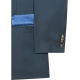 Costume moiré bleu 2 boutons Soho M1R 1457 M02290 48