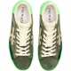 Sneakers Steven suède kaki spoiler vert fluo 6644 Premiata homme baskets mode shop online boutique strasbourg france