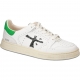 Sneakers Quinn cuir blanc spoiler vert fluo 6683 Premiata homme baskets mode shop online boutique strasbourg france