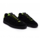 Sneakers Suède Noir spoiler Vert fluo YAM M Black Neon green P448 Homme Yam Behar strasbourg boutique baskets