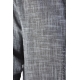 Chemise gris chiné teinture à froid col francais LM115 La Haine Inside Us Homme Boutique Strasbourg Online