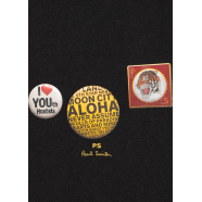 T-shirt noir badges Aloha You slim M2R 010R MP4545 79 Paul Smith Homme boutique strasbourg online men algorithmelaloggia