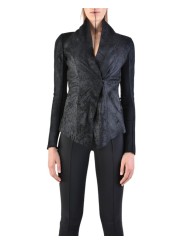 Veste Cuir dévoré Noir LW733 La Haine Inside Us Femme Boutique Strasbourg Online tendance shopping alsace vêtements