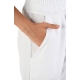 Pantalon lin viscose froncé jambes blanc LW755 La Haine Inside Us Femme Boutique Strasbourg Online 