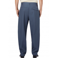 Pantalon large poche plaquée & boutons bas bleu pétrole M1R 827Y M01673 47