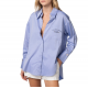 Chemise liquette oversize rayée oxford bleu Elisabetta Franchi Femme CA034 5999 019 boutique strasbourg vêtements france