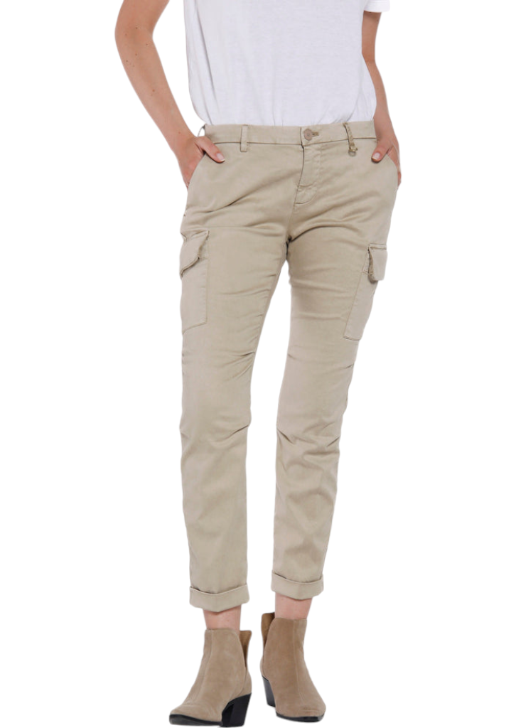 Pantalon cargo femme confortable et fonctionnel avec poches