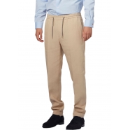Pantalon lin beige slim élastique taille M1R 921T M01427 07 Paul Smith Homme