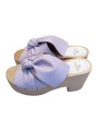 Sabot Nœud cuir parme 8,5cm YOJI SOFT Youyou Boutique Strasbourg Online 