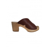 Sabot YZIS croisé cuir havana 7,5cm Youyou Femme Boutique Strasbourg Online 