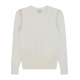 Cardigan blanc surpiqué épaules W1R 772N M10989 01 Paul Smith Femme Boutique Strasbourg Online 