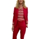 Veste tailleur rouge courte poches zippées W1R 356J M00108 25 Paul Smith Femme boutique strasbourg online jacket woman