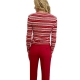 Pantalon cigarette tailleur rouge W1R 264T M00108 25 Paul Smith Femme Boutique Strasbourg Online 