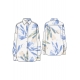 Chemise blanc fleurs bleues vert voile coton W1R 326BB M10975 40 Paul Smith Femme Strasbourg boutique Online woman shirt