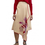Jupe saumon fleur rouge volants W1R 269S M10977 13 Paul Smith Femme boutique Strasbourg online skirt woman