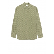 Chemise vert amande pois noir 3 boutons tissus M1R 707Y M02322 35 Paul Smith Homme boutique strasbourg online shirt men