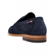 Moccassin suède navy semelle cuir Figaro M1S FIG01 MCLF 49 Paul Smith Homme