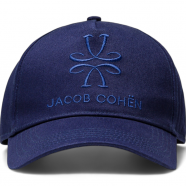 Casquette de baseball bleue A04002 T666 Jacob Cohen homme Strasbourg 