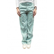 Pantalon droit coton doux turquoise New York Straight 4PNT4R499 MBE059 098 Mason's femme boutique strasbourg france