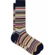 Chaussettes bayadère bord navy M1A 800MO M967 47 Paul Smith Homme