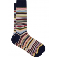 Chaussettes bayadère bord navy M1A 800MO M967 47 Paul Smith Homme