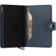 Premium Miniwallet Emboss Lines Teal Porte Cartes Secrid Mel-Teal Boutique Strasbourg Online cuir