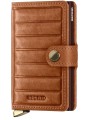 Premium Miniwallet Emboss Lines Cognac Porte Cartes Secrid Mel-Cognac Boutique Strasbourg Online cuir